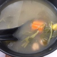 Chinese veggie soup at Ka Ka Lok Fast Food Shop in New Territories