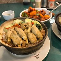 clay pot rice with black bean sauce  at Miu Fat Chai - Tuen Mun in New Territories