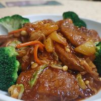 Fillets in Cantonese sauce at Mighty Vegetarian 大力齋廚 - Tuen Mun in New Territories