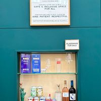 Wines and gins  at Track Brewing Co - Brewery & Taproom in Manchester