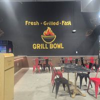 Hummus and falafel options at Grill Bowl in Ocala