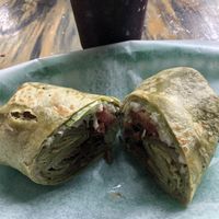 Kale wrap at Humanitree House in Augusta