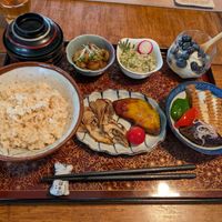 breakfast - Japanese style at Vegan B&B in Gunma