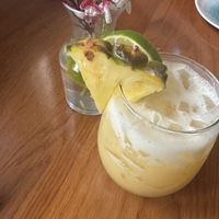 Pina colada  at Postcards in Hanalei