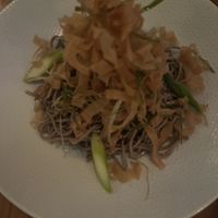 Crispy leek salad  at Postcards in Hanalei