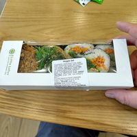 Veggie set sushi box at Little Lotus Manchester in Manchester