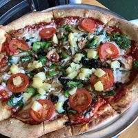 Veg Out with added caramelized onions & pineapple   at Mellow Mushroom in Bowling Green
