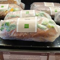 vegan sandwich  at EXKi in Bruges