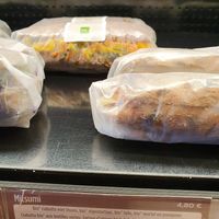 vegan sandwich  at EXKi in Bruges