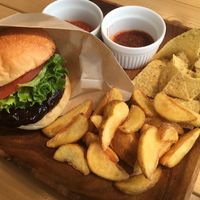 Teriyaki Burger at Tami's in Chatan