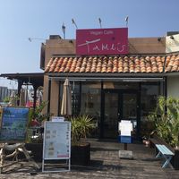 Storefront - plenty of outdoor and indoor seating. at Tami's in Chatan