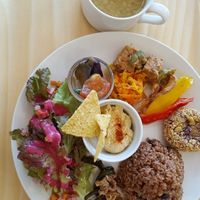 Daily plate at Tami's in Chatan