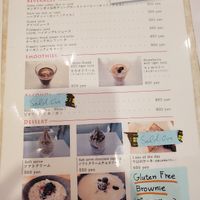 Menu at Tami's in Chatan