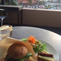 vegan burger!! at Tami's in Chatan