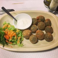 Spinach bites at A Tulla in Santiago De Compostela