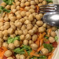 Chickpea salad at A Tulla in Santiago De Compostela