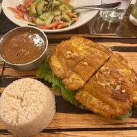 Impossible jibarito at Marina's Bistro and Rum Bar in Chicago