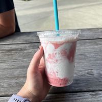 Strawberry cloud smoothie at Nekter Juice Bar in Charlotte