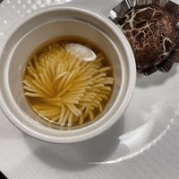 Tofu soup and “mushroom” that is actually a sesame bun   at GuǒRán Huì 果然匯 - fruitfulfood in Taipei