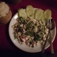 tofu laab at Same Same Restaurant and Guesthouse in Luang Prabang