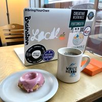   at White Heron Tea and Coffee in Portsmouth