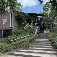 Entrance to cafe   at Parkcafé Mees  in Deventer