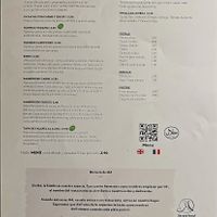 Menu  at Restaurante M4 in Sevilla
