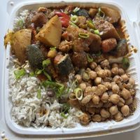 Vegan curry  at Caribbean Gourmet in San Gabriel