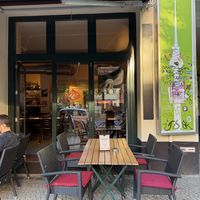 Outside seating.  at Bao Gao Club in Berlin