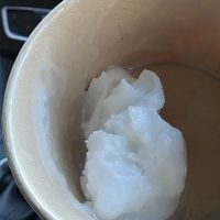 So delicious that I forgot to take a picture of the gelatos. Remembered when I nearly finished the second flavour - lemon. at Gelatina in Rutherglen