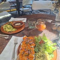 Scrambled tofu and "lox" at Néctar en Camino Silvestre in San Miguel De Allende