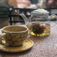 Tea from the extensive tea menu at Néctar en Camino Silvestre in San Miguel De Allende