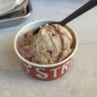 Seasonal Vegan Raspberry Marzipan Princess Cake   at Salt & Straw in Redmond
