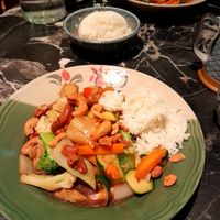 Cashew stir fry at Yor Yak Thai Eatery in Wellington