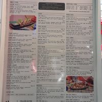 Full menu at Yor Yak Thai Eatery in Wellington