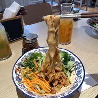 Vegan biang biang noodles  at LONGMIAN in Graz