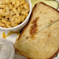 Grilled cheese and Mac & cheese at The Wayward Cafe in Seattle