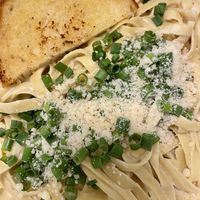 Fettuccini (no “chicken”) at The Wayward Cafe in Seattle