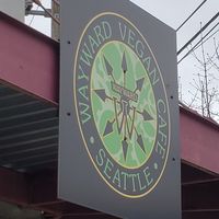 Dope sign at The Wayward Cafe in Seattle