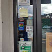 Safe Place! Happy Cow. VegNews. Postmates. Scan code for menu. at The Wayward Cafe in Seattle
