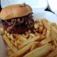 Big Time Burger & FF 🤤 at The Wayward Cafe in Seattle
