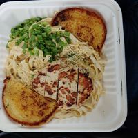 Best Chik'n Alfredo Ever!! at The Wayward Cafe in Seattle