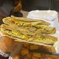 Break of dawn crunch wrap   at The Wayward Cafe in Seattle