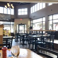 Interior from back booth  at The Wayward Cafe in Seattle