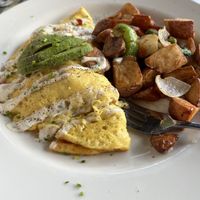 Sunshine omelette!!! So good    at The Wayward Cafe in Seattle