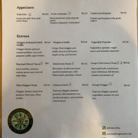 Former menu reduced to nothing. Where are the country chikn n' buscuits with gravy? 😭😭😭  at The Wayward Cafe in Seattle