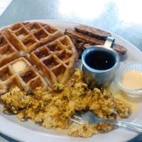 Waffle at The Wayward Cafe in Seattle