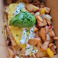 Sunshine Omlette at The Wayward Vegan in Seattle