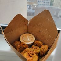 Fried artichokes and chipotle ranch at The Wayward Vegan in Seattle