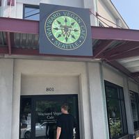 Outside  at The Wayward Cafe in Seattle